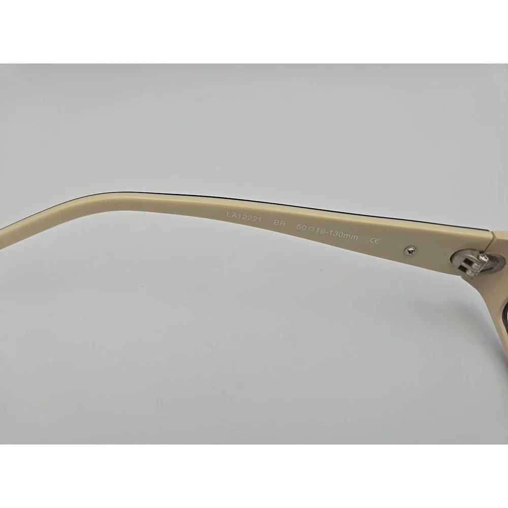 LACOSTE‎ LA12221 Eyeglasses ( Frame Only ) Black Brown Tan 50-18-130